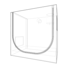 Growbox Dark Propagator 90 R1.50 90x60x98cm, seedling tent