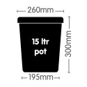 15 ltr Pot (Square)