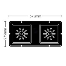 Easy2grow Tray und Deckel (quadratisch)