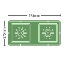 Easy2grow Tray und Deckel (quadratisch)