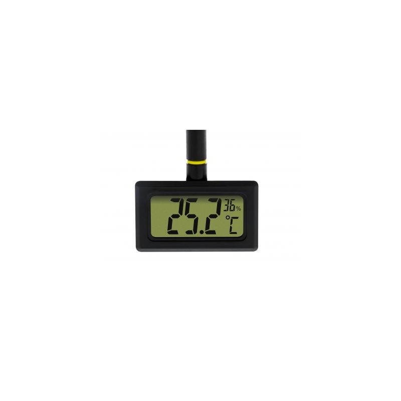 MEDIPRO thermoHygrometer, mit Halter für E40-Fassung. -50/+70°C, 10-99% RH