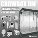 Komplettset: Growbox DiamondRoom 200x100x200cm + 2 x HPS 400W