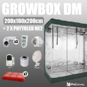 Zestaw do uprawy: Growbox DM 200x100x200cm + 2 x Phytoled NX2