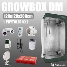 Complete Kit: Growbox DiamondRoom 120 +  PhytoLED NX2