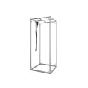 Growbox RoyalRoom Classic C50 50x50x120cm, Anbauzelt