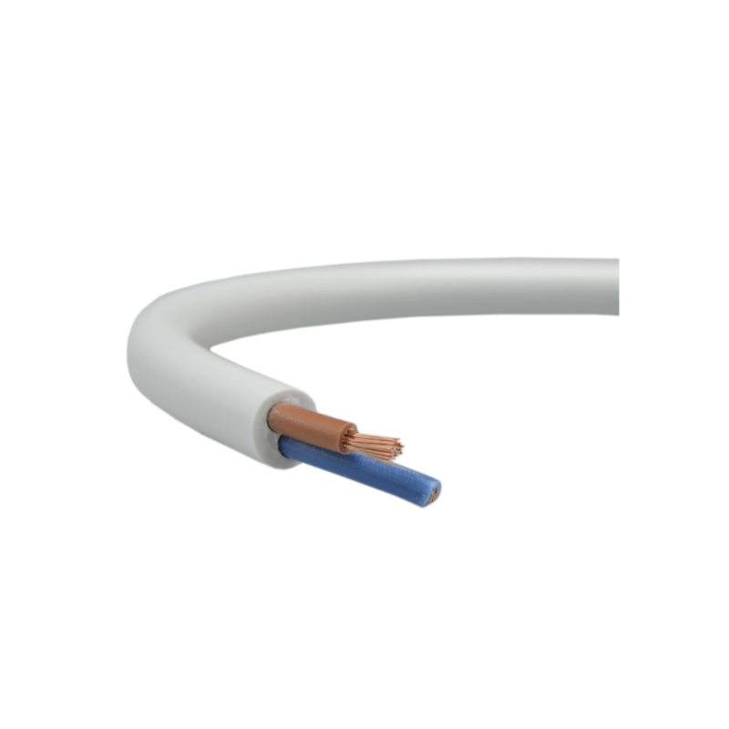 Two-core cable 2x1.0mm round