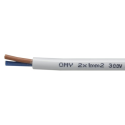 Two-core cable 2x1.0mm round