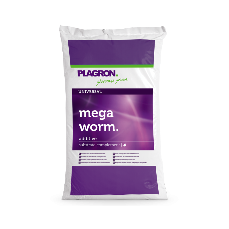 Plagron Mega Worm 25L, a natural soil improver