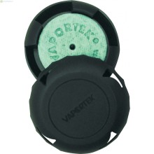 Vaportek stick-on disk container