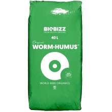 BioBizz WORM HUMUS 40L, an organic soil additive