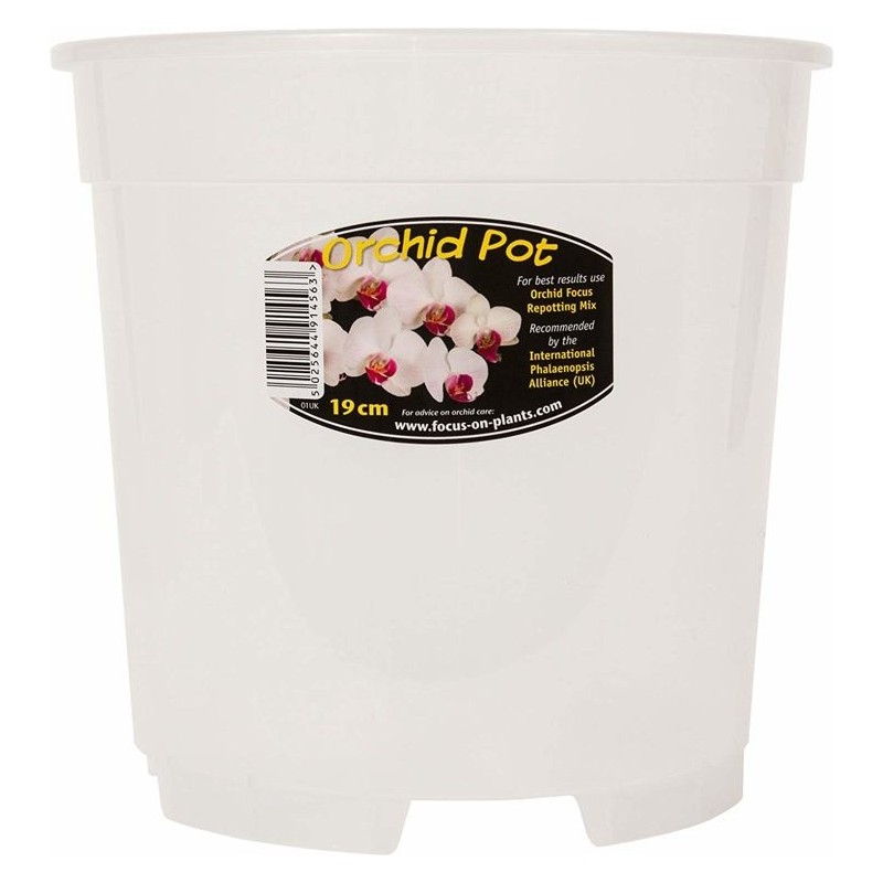 Growth Technology round pot, for orchids, 19cm