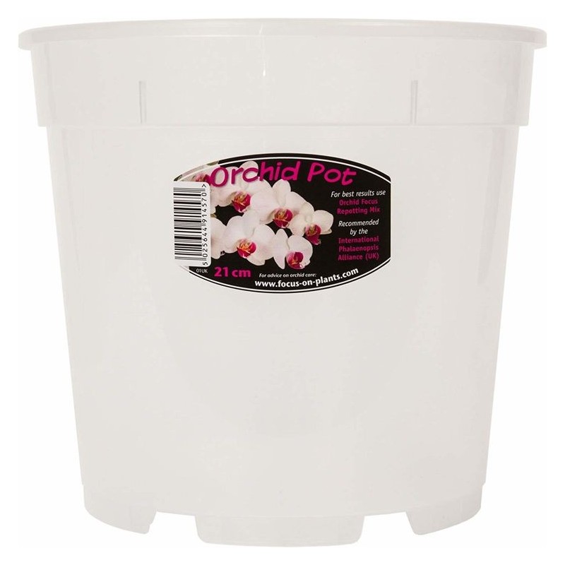 Growth Technology round pot, for orchids, 21cm