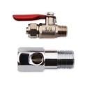 GrowMax steel valve for water 1/2 '' - 3/8 ''