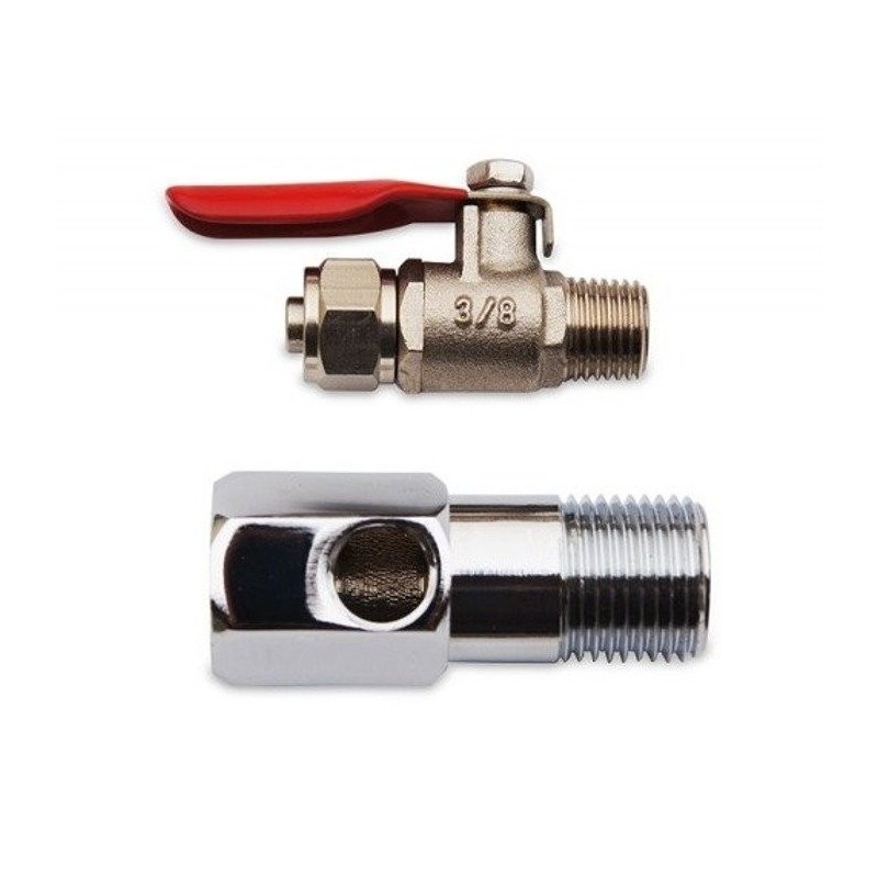 GrowMax steel valve for water 1/2 '' - 3/8 ''