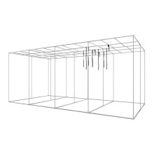 Growbox RoyalRoom C600H 600x300x250cm, Anbauzelt