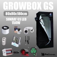 Zestaw do uprawy: Growbox GS 80x80x180cm + Sunray GS LED 150W
