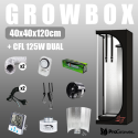 Komplettset: Growbox 40x40x120cm + CFL 125W Dual