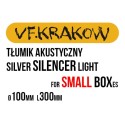 VF-Silver Silencer Light, fi 100mm, length 30cm