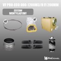 Ventilation kit VF PRO-ECO 800-1200m3/h fi 200mm