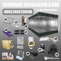 Complete Kit: Growbox RoyalRoom C480 480x240x200cm + 8 x HPS 600W  Lumatek