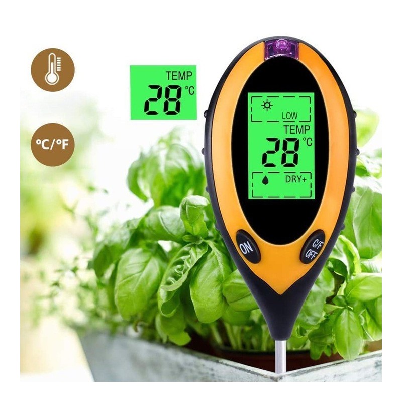 Electronic gardening meter 4-in-1