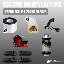 Belüftungssatz VF PRO-ECO 150-200m3/h fi125