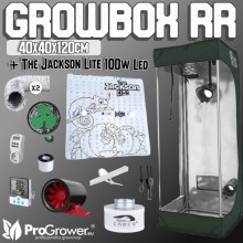 Komplettset: Growbox RoyalRoom C40 40x40x120cm + Grow The Jungle The Jackson LITE 100W LED