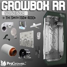 Complete Kit: Growbox RoyalRoom C60 60x60x160cm + Grow The Jungle THE SMITH 150W 4000K LED