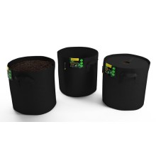 Herbgarden Jungle Bag Round 20L fabric flower pot, 30x30xh30cm