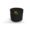 Herbgarden Jungle Bag Round 30L fabric flower pot, 36x36xh30cm