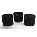 Herbgarden Jungle Bag Round 76L fabric flower pot, 50x50xh40cm