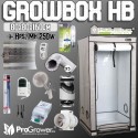 Komplettset: Growbox HomeBox 80x80x160cm + HPS/MH 250W