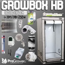 Zestaw do uprawy: Growbox HB 80x80x160cm + HPS/MH 250W