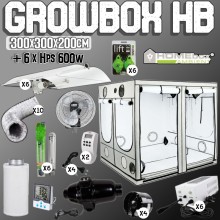 Zestaw PRO: Homebox 300x300x200 + 4 x HPS 600W