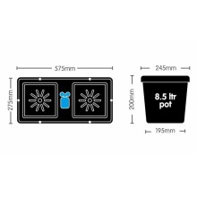 AutoPot Easy2Grow - 24 donice + 225L zbiornik 