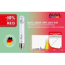 AUVL 600W HPS 230V ENHANCED FLOWERING, HPS bulb.