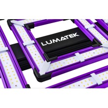 Lumatek ATS 200W PRO LED lamp, full spectrum, dimensions: 524.5 x 524.5 x 71.6 mm, illuminates 80/80cm