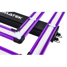 Lampa LED Lumatek ATS 200W PRO, pełne spektrum, wymiary: 524,5 x 524,5 x 71,6 mm, oświetla 80/80cm