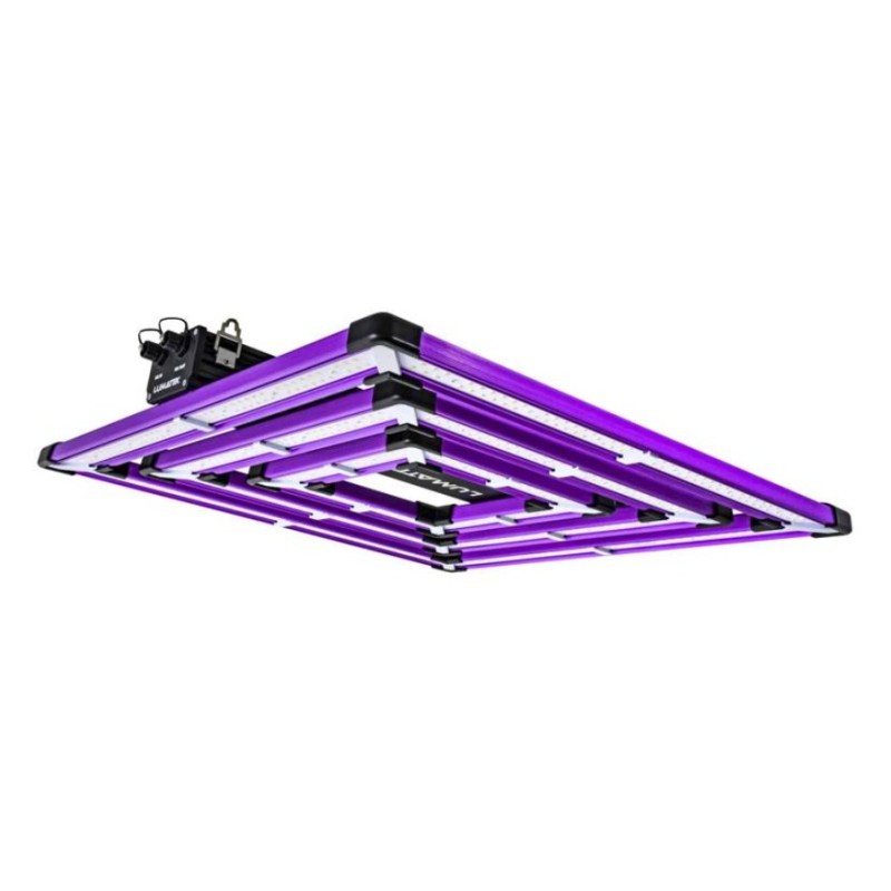 Lumatek ATS 300W PRO LED-Lampe, Vollspektrum, Abmessungen: 558,2 x 558,2 x 86,8 mm, Beleuchtungsstärke 100/100cm