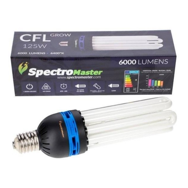 Spectromaster CFL 125W Grow Energy Saving Lamp