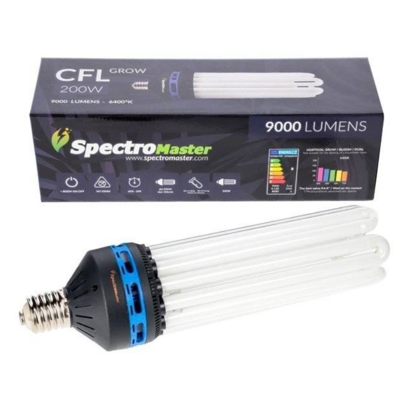 Spectromaster CFL 200W Grow Energy Saving Lamp