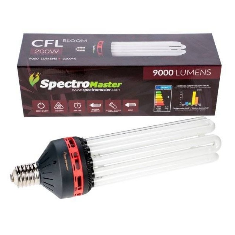 Spectromaster CFL 200W Bloom Energy Saving Lamp for Flowering