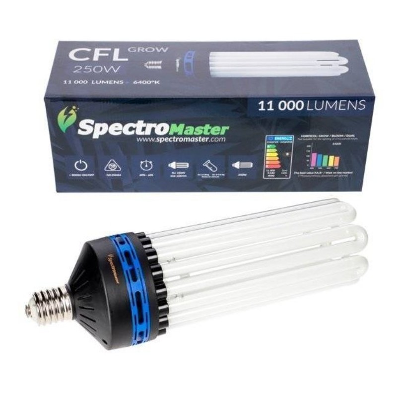 Spectromaster CFL 250W Grow Energy Saving Lamp