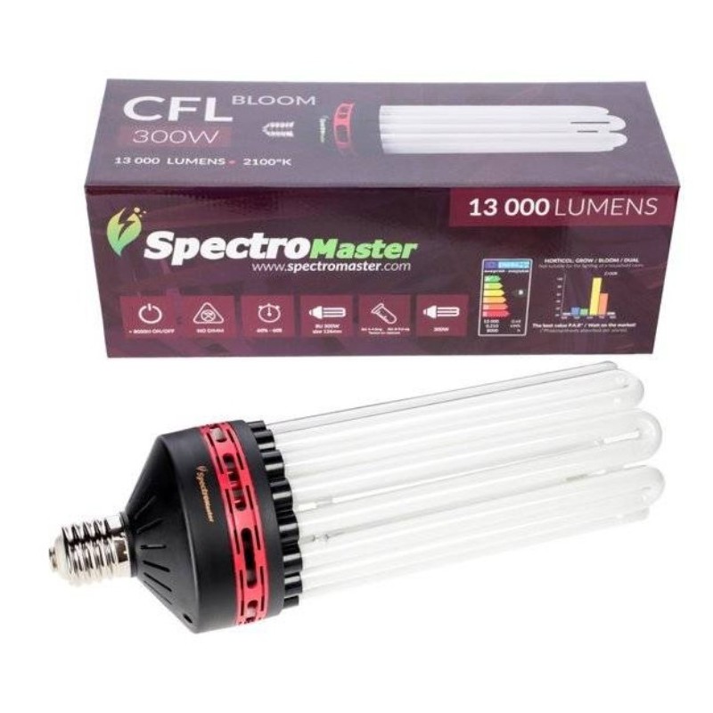 Spectromaster CFL 300W Bloom Energy Saving Lamp for Flowering