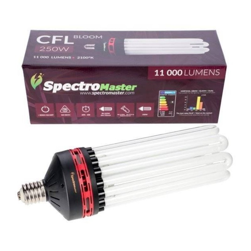 Spectromaster CFL 250W Bloom Energy Saving Lamp for Flowering