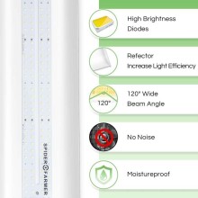 Spider Farmer SF600 74W Osram 100cm FULL SPECTRUM LED Lampe