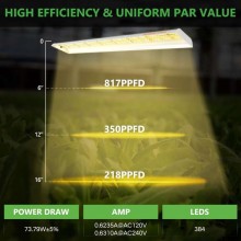 Spider Farmer SF600 74W Osram 100cm FULL SPECTRUM LED Lampe