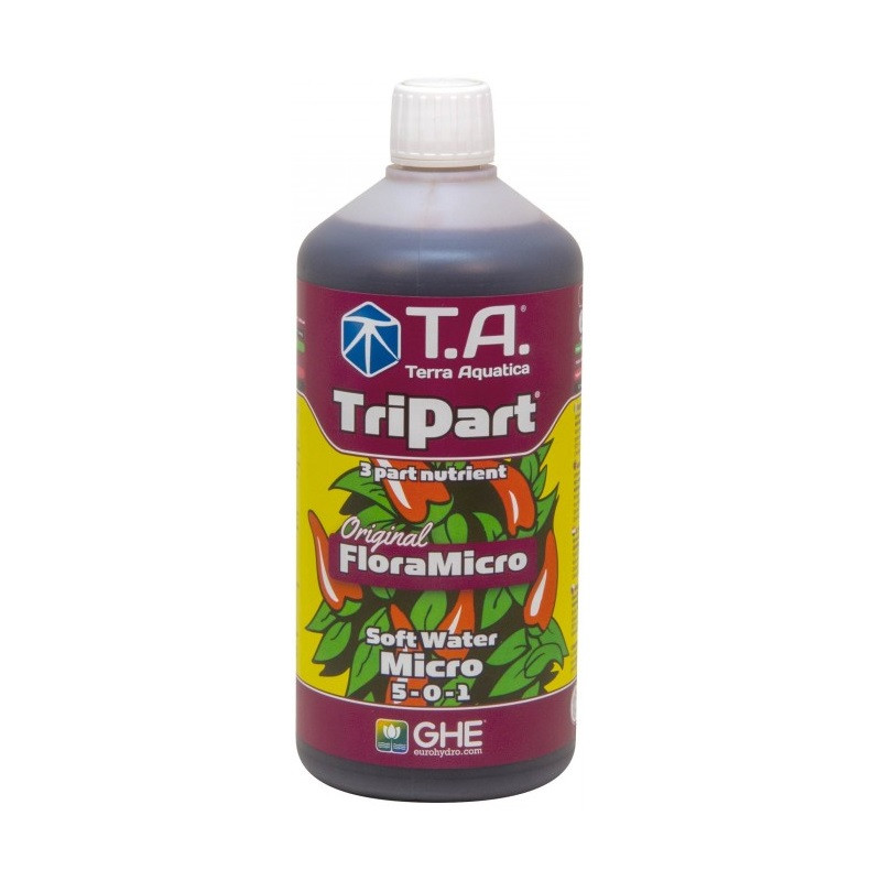 Terra Aquatica TriPart Flora MICRO 1L, soft water