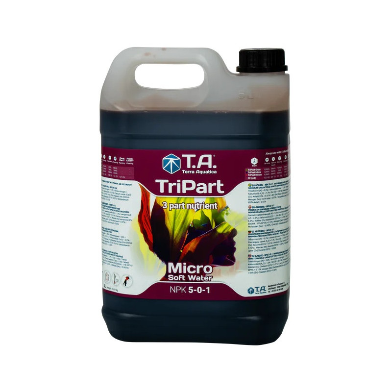 Terra Aquatica TriPart Flora MICRO 5L, soft water