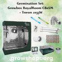 Germination set: Growbox RoyalRoom 80x50x90cm + TNeon